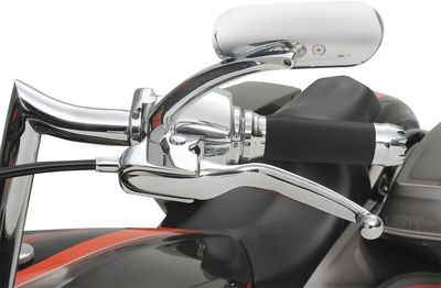 Kopplingshandtag Drag Specialties krom Touring 08-13