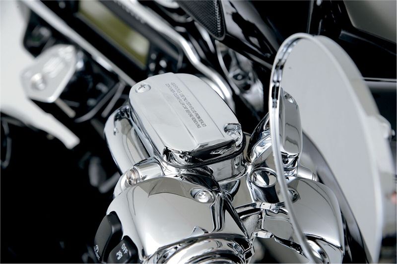 Kopplingshandtag Drag Specialties krom Touring 08-13