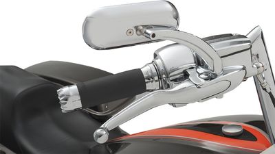 Kopplingshandtag Drag Specialties krom Touring 08-13