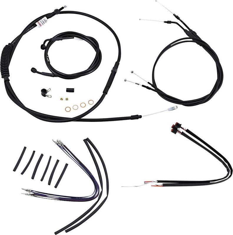 Vajer- och slangsats Burly Apehanger 16" XL Sportster 14-22