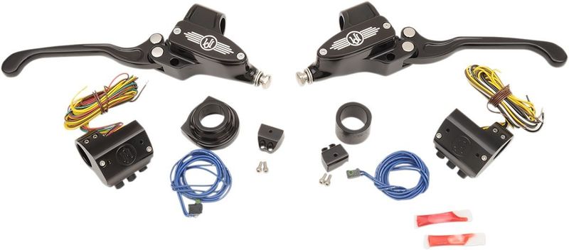 Kontrollkit styre Performance Machine hydraulisk svart H-D 85-13