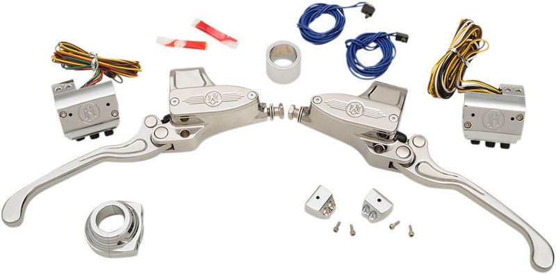 Kontrollkit styre Performance Machine hydraulisk krom H-D 85-13