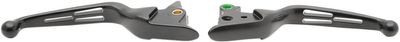 Handtagssats Drag Specialties spårad bred Softail 15-17 svart