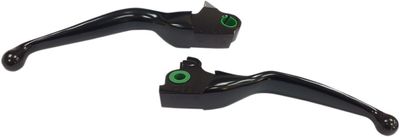 Handtagssats Drag Specialties bred matt svart Trike 17-19