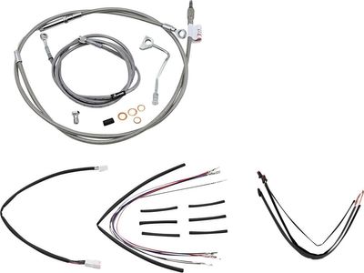 Vajer- och slangsats Burly Apehanger 16" FLHR, FLHRC. With ABS 14-16