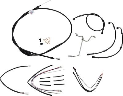 Vajer- och slangsats Burly Apehanger 16" FLHR without ABS 14-16