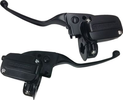 Kopplingshandtag Drag Specialties matt svart Touring 17-20