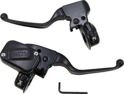 Kopplingshandtag Drag Specialties Softail 18-24 mattsvart