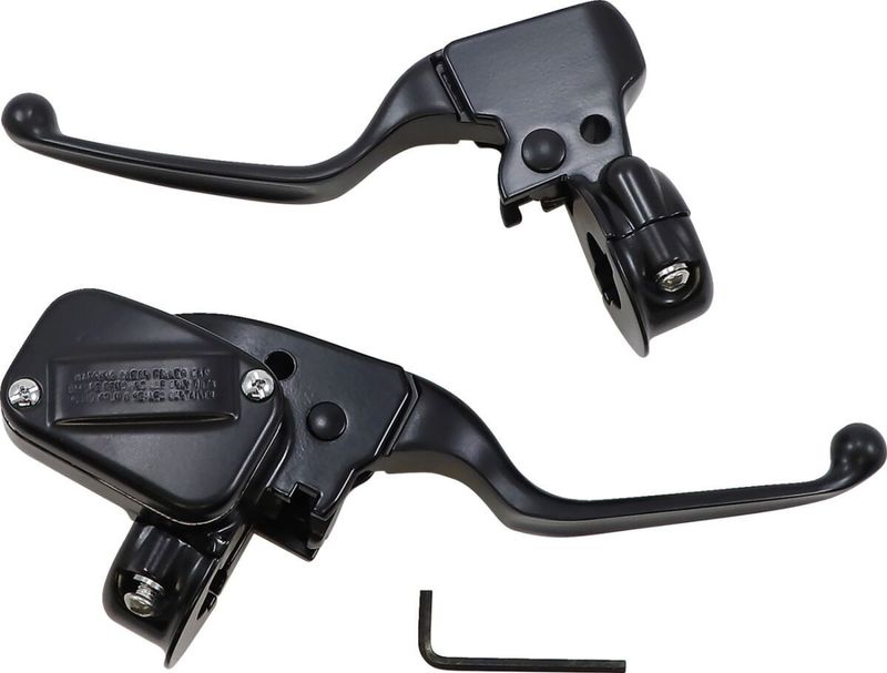 Kopplingshandtag Drag Specialties Softail 18-24 mattsvart