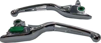 Handtagssats Drag Specialties spårad bred Touring 21-24 krom