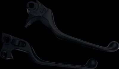 Handtagssats Drag Specialties smal svart matt Softail 96-16