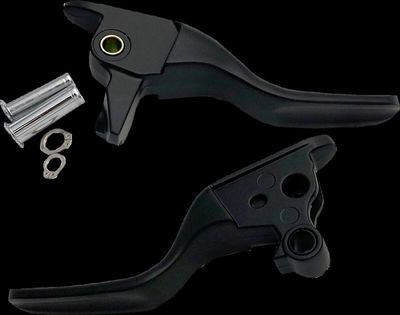 Handtagssats Drag Specialties kort Touring 08-13 mattsvart