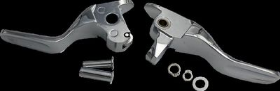 Handtagssats Drag Specialties kort Touring 14-16, Trike 14-16 krom
