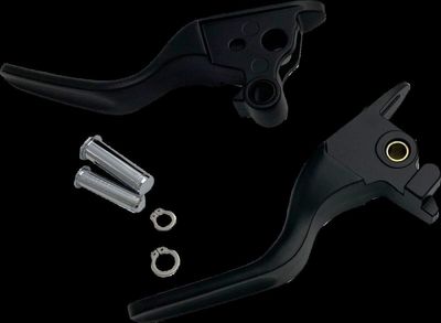 Handtagssats Drag Specialties kort Softail 18-24 mattsvart