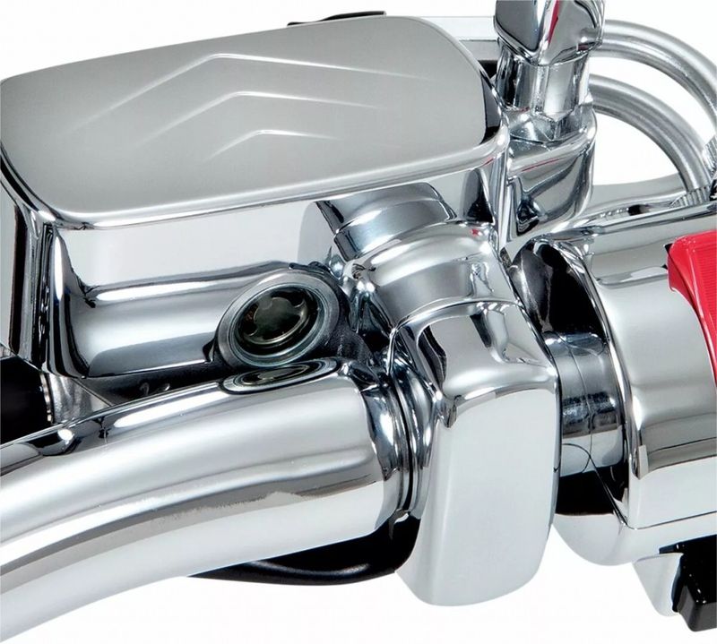 Kåpa huvudcylinderklammer Show Chrome Honda 95-19, Yamaha 98-15