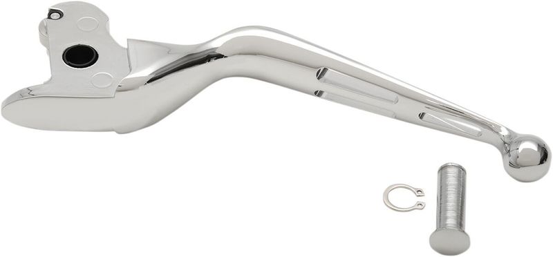 Kopplingshandtag Drag Specialties Slotclt spårad bred krom Touring 14-16, Trike 14-15