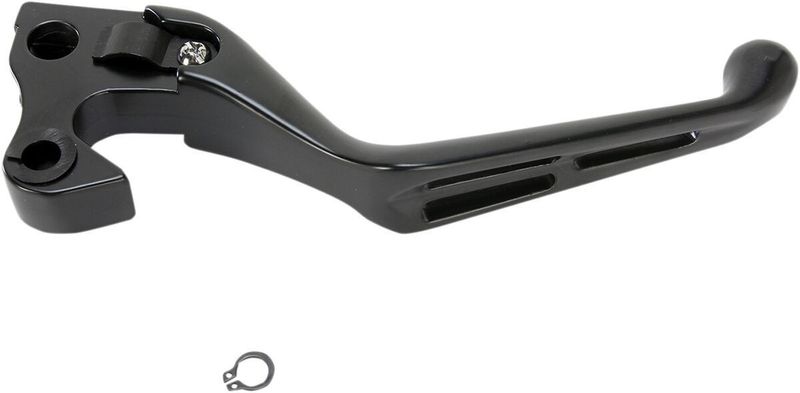 Kopplingshandtag Drag Specialties Slotclt spårad bred Sportster 14-22 mattsvart