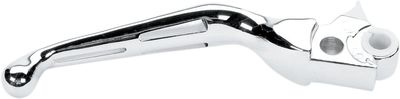 Bromshandtag Drag Specialties spårad bred krom H-D 96-06