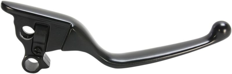 Kopplingshandtag Drag Specialties bred spårad Softail 15-17 mattsvart