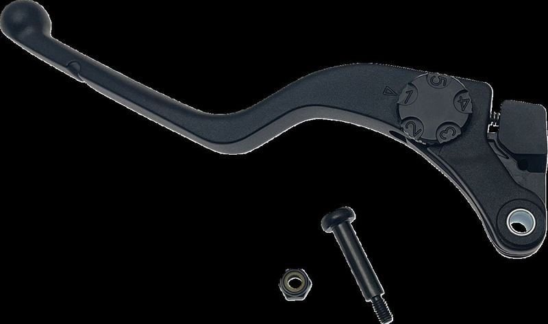 Kopplingshandtag Drag Specialties svart Pan America 21-24