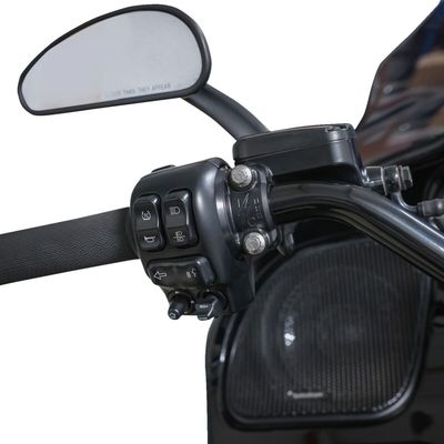 Klammer Thrashin Supply Speedway Perch svart H-D 82-upp