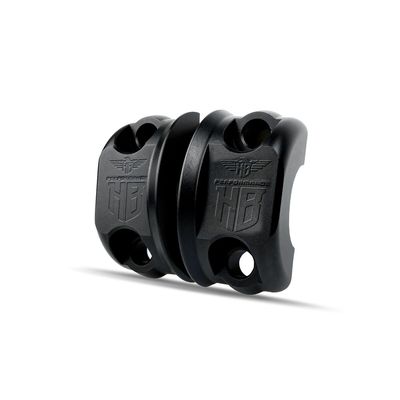 Klammer handtagsfäste koppling/broms HeinzBikes Performance svart Softail 96-14