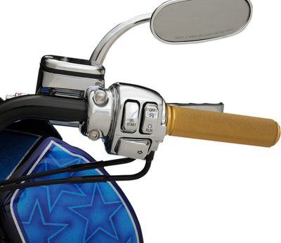 Styrströmbrytare Drag Specialties krom H-D 96-13