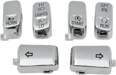 Lock strömbrytare Drag Specialties Standard krom Touring 96-13