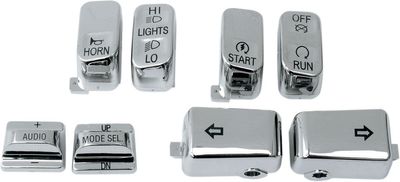 Lock strömbrytare Drag Specialties Audio krom Touring 96-13