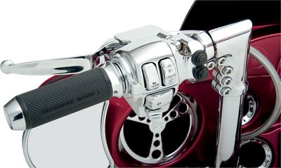 Lock strömbrytare Drag Specialties Audio/cruise-control Aud/crz krom Touring 96-13