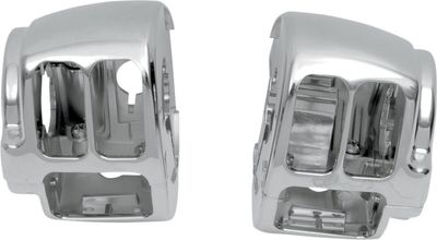 Hus styrströmbrytare Drag Specialties Left/bottom krom Softail 11-15, Dyna 12-15