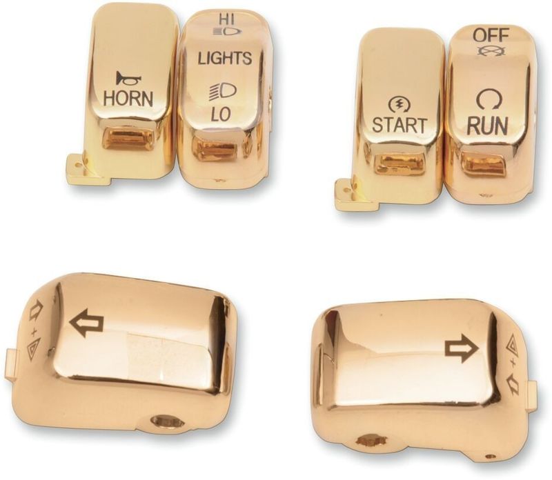 Lock strömbrytare Drag Specialties Softail 11-13 guld