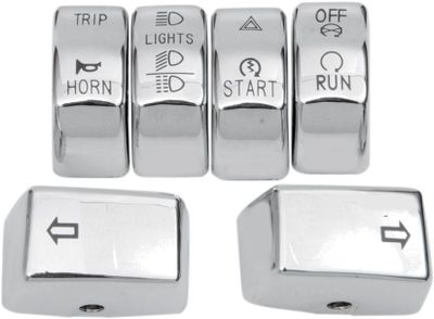 Lock strömbrytare Drag Specialties krom Softail 11-14, Dyna 11-15