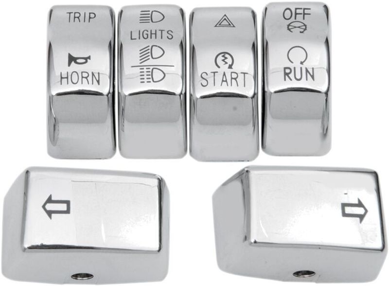 Lock strömbrytare Drag Specialties krom Softail 11-14, Dyna 11-15