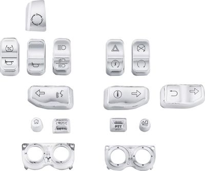 Lock strömbrytare Drag Specialties krom Touring 16-18