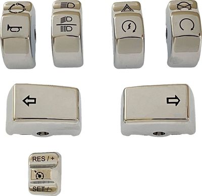 Lock strömbrytare Drag Specialties krom H-D 11-upp