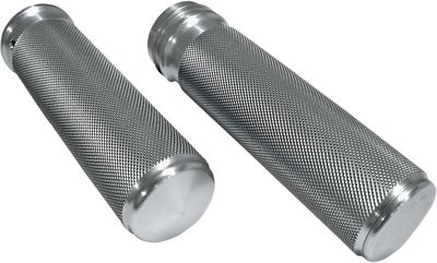Styrhandtag Joker Machine Diamond Knurled aluminium klar TBW 08+
