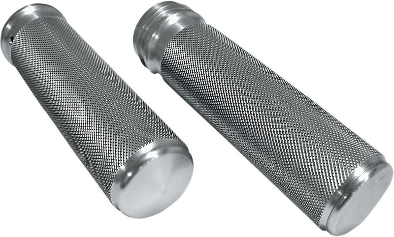 Styrhandtag Joker Machine Diamond Knurled aluminium klar TBW 08+