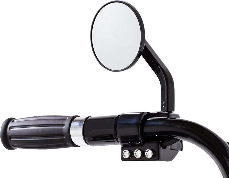 Handtag Drag Specialties krom gummi Dyna 07-17, Sportster 07-17, Softail 07-15