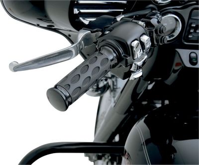 Handtag Drag Specialties Hotop gummi H-D 82-17 svart