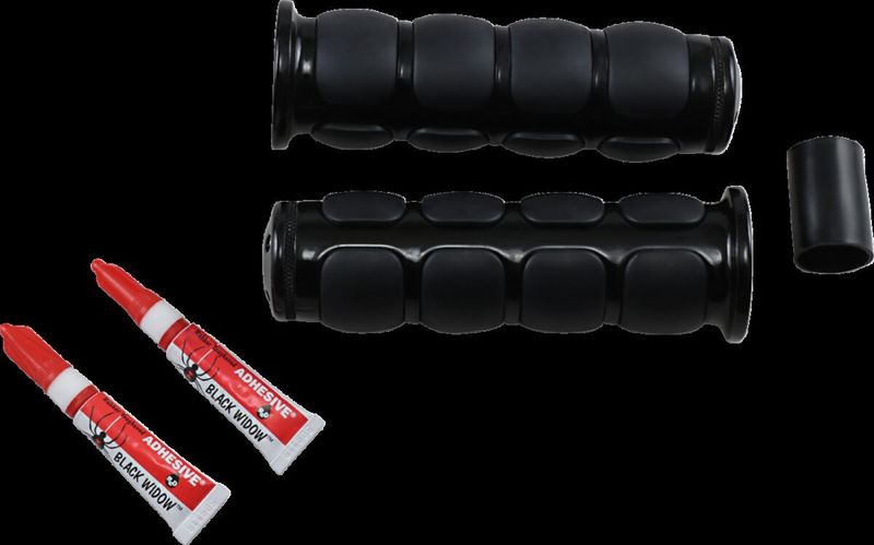Handtag Kuryakyn ISO-Grips svart Honda 98-17, Suzuki 95-09