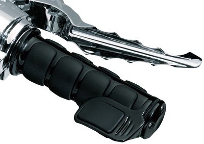 Handtag Kuryakyn ISO-Grips svart Honda 98-17, Suzuki 95-09