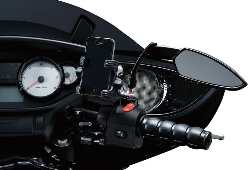 Handtag Kuryakyn ISO-Grips svart Honda 98-17, Suzuki 95-09