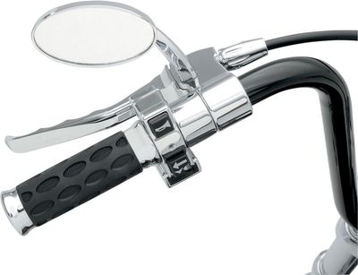 Handtag Drag Specialties Hotop gummi H-D 82-17 krom