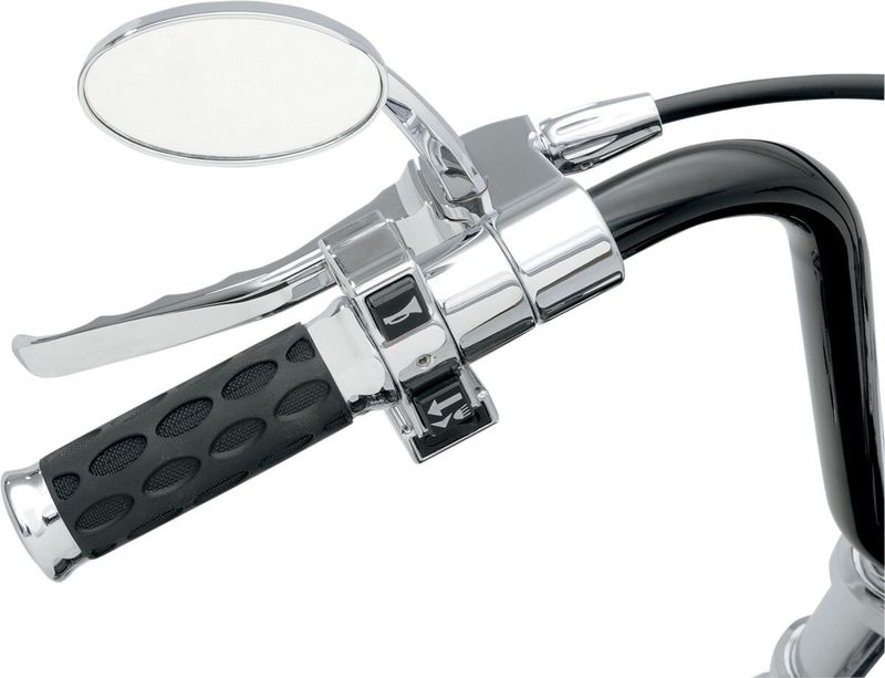 Handtag Drag Specialties Hotop gummi H-D 82-17 krom
