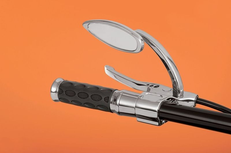 Handtag Drag Specialties Hotop gummi H-D 82-17 krom