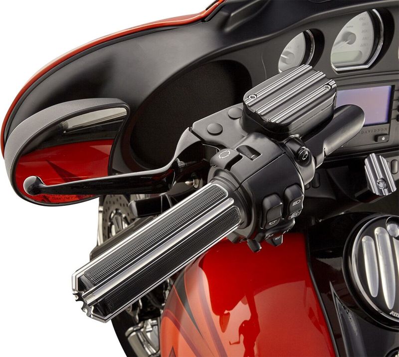 Handtag Arlen Ness Fusion 10-Gauge billet svart 74-22