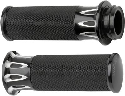 Handtag Arlen Ness Fusion Deep billet svart 08-25