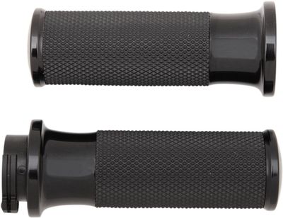 Handtag Arlen Ness Fusion billet slät svart 74-22