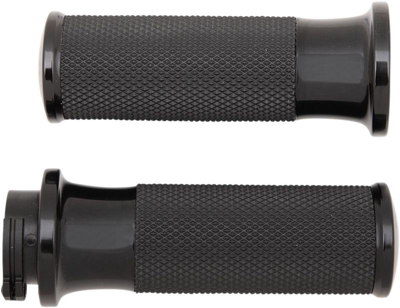 Handtag Arlen Ness Fusion billet slät svart 74-22